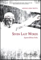 Seven Last Words SATB Choral Score cover